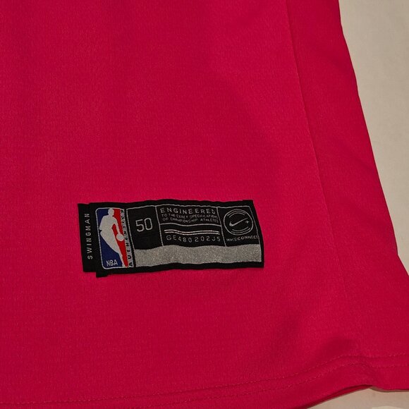 Nike Miami Heat Tyler Herro Vice City Edition Jersey NBA Swingman Pink Size 48 - Picture 3 of 15